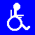 Wheelchair person standing and walking
